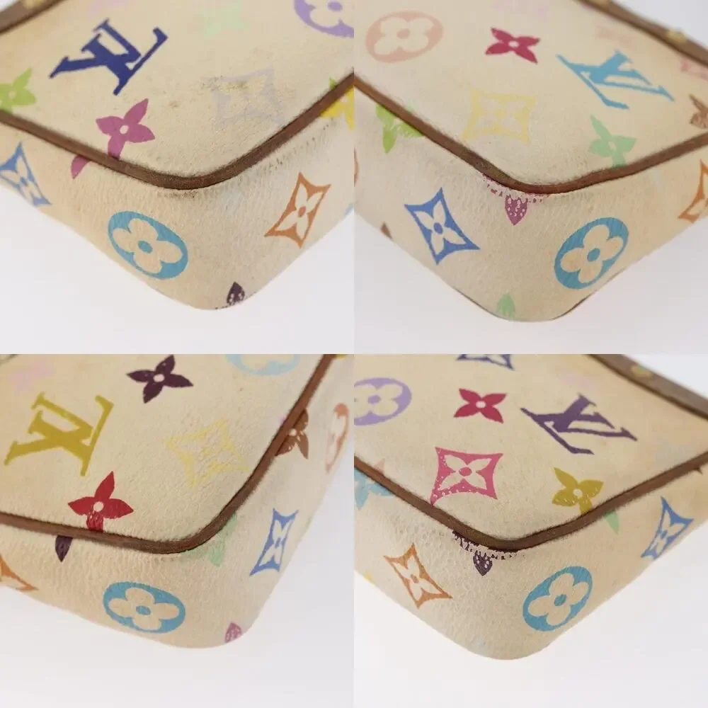 Louis Vuitton Monogram Multicolor Pochette Accessoires Pouch White